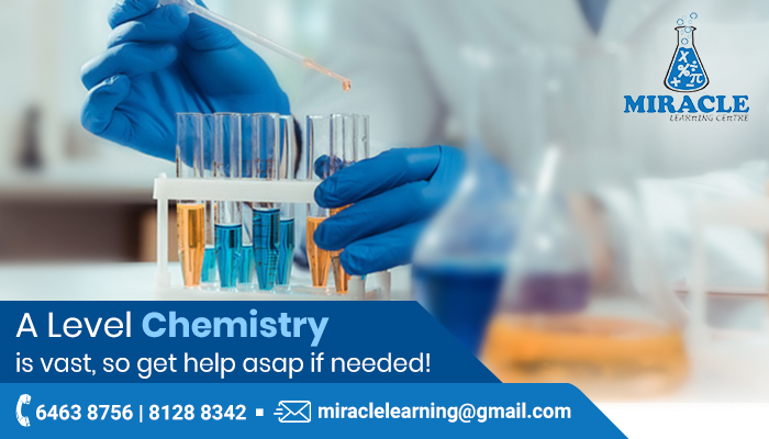 A-Level Chemistry tuition in Singapore