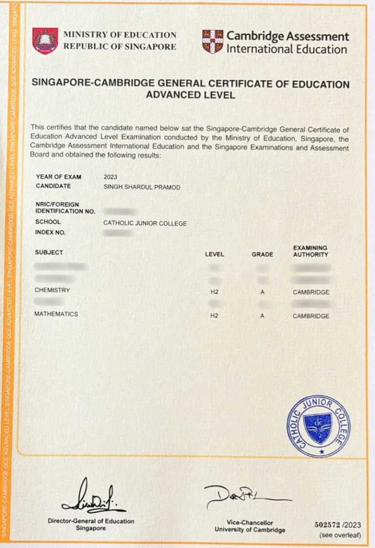 JC Maths Tuition result testimonials