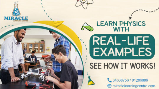 Real-life physics learning in action