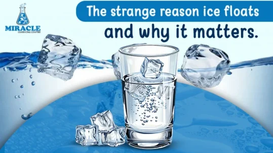 ice floats on water science